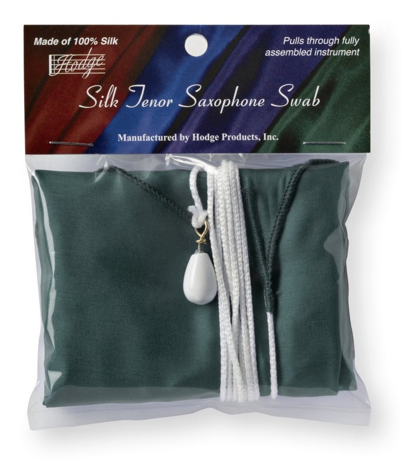 Hodge Silk Tenor Saxophone Swab, Green - Image 2